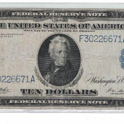 https://www.ebay.com/itm/115101165499	LRM8338 US $10 1914  Federal Reserve Note Atlanta FR 927 W10	Offer	 $299.99 
