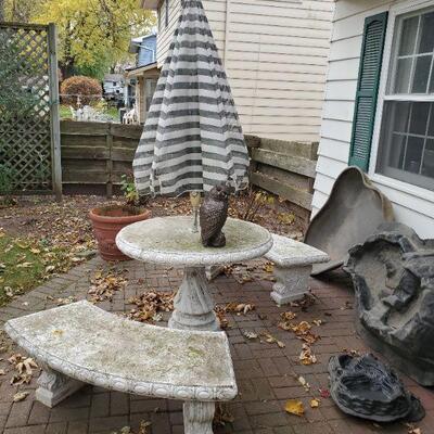 Patio table that won't blow away in the wind!