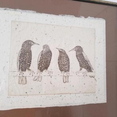 Print - starlings