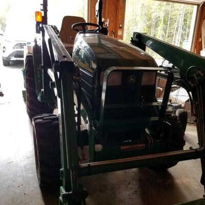 John Deere diesel tractor, model 4310 - less than 300 hours!
