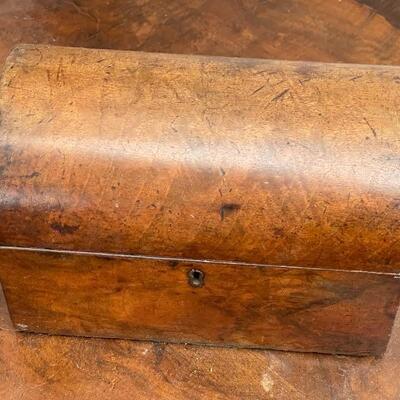 Wooden tea chest