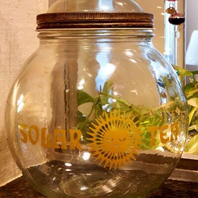 Glass Solar Tea Jar