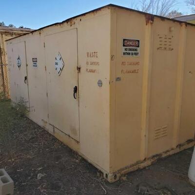 #10 â€¢ 20' Container: 20' x 8' x 8' 20' Container. Buyer Is Responsible For Removal. Contents Not Included. 