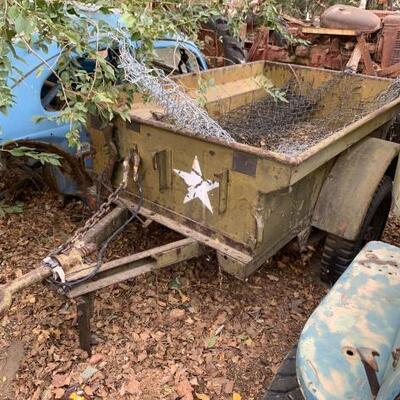 130: 6 Foot Military Utility Trailer 