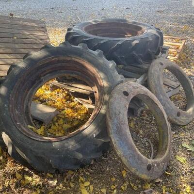 #630 â€¢ Tractor Wheels Tires and Weights