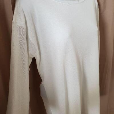 Giorgio Armani Ecru tunic sweater top