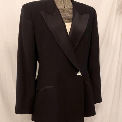 Tahari Blazer with one rhinestone button