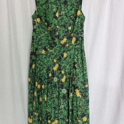 AKRIS floral cotton dress