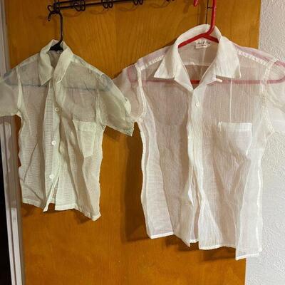 Vintage 100% nylon shirts