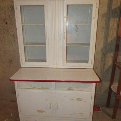 Good old kitchen cabinet with granite top