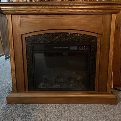 Electric Fireplace â€¢ Oak Mantle & Surround â€¢ (44â€w x 38â€h x 14.5â€d) â€¢ 279.00