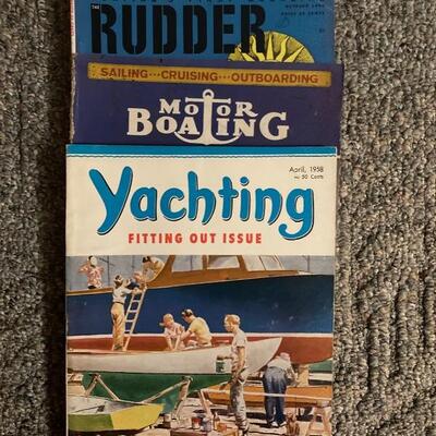 Vintage Boating Magazines â€¢ 7.50 â€¢ (ea)