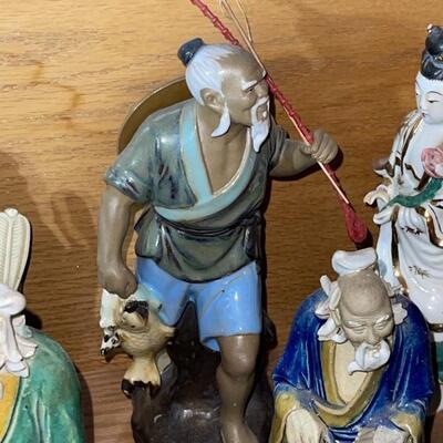 Chinese Mud Men Figures