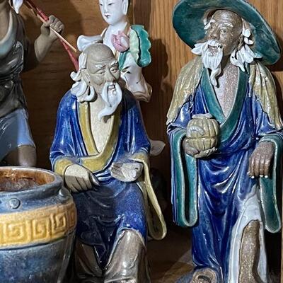 Chinese Mud Men Figures
