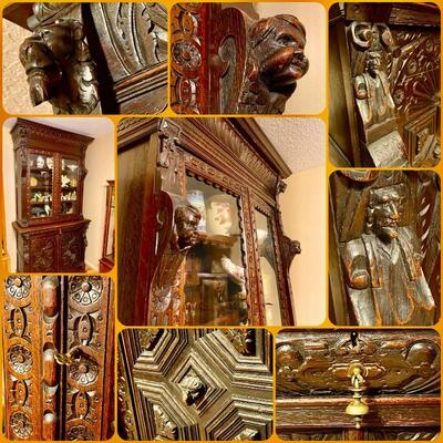 Antique Medieval Cabinet