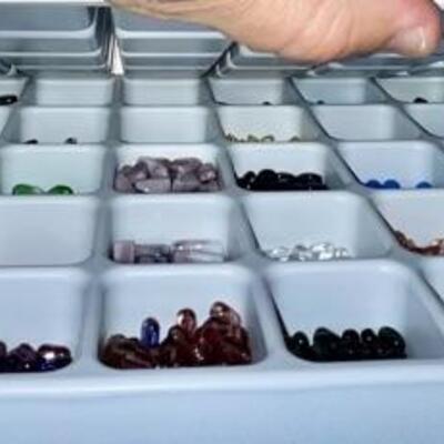 Fire polished Czechoslovakian glass beads (used for making jewelry)