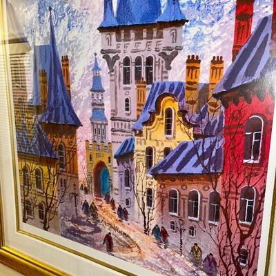 Anatole Krasnyansky "Street of Old Prague"