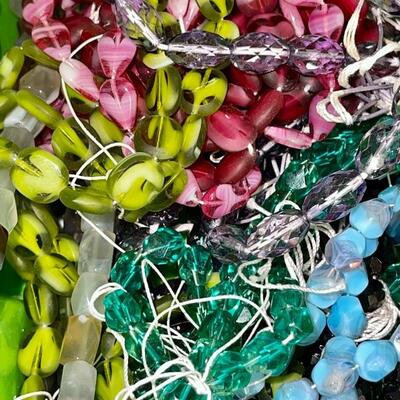 Fire polished Czechoslovakian glass beads (used for making jewelry)
