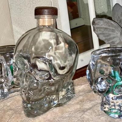 Skull bottles
