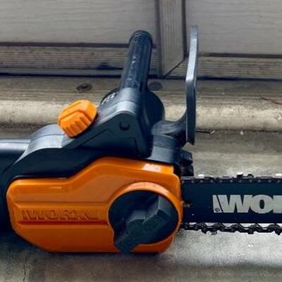 WORX brand lawn equipment
