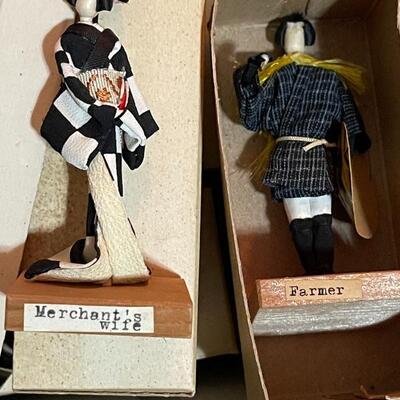 1950s Japanese character dolls in original boxes
