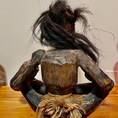 Hawaiian / Polynesian hand-carved tribal / medicine man / tiki god / voodoo doll