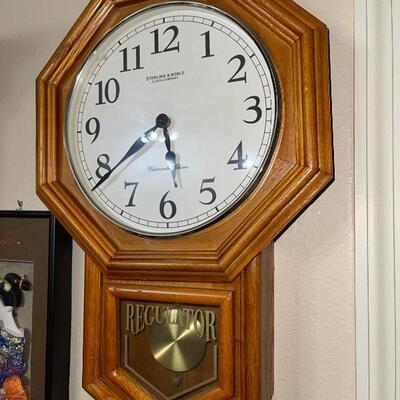 Sterling & Noble Regulator Clock