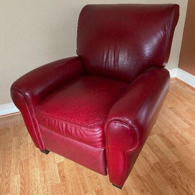 nice Red Leather Recliner