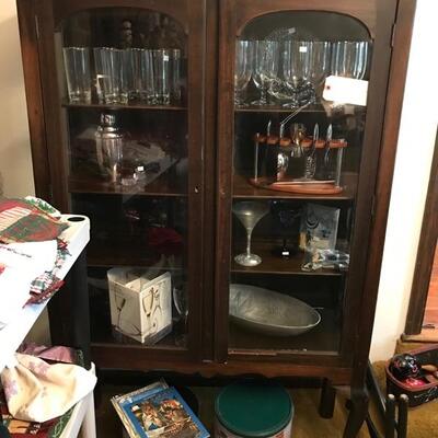 antique china cabinet $249