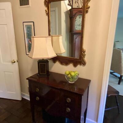 Gorgeous Federal Mirror and Diminutive Chest
