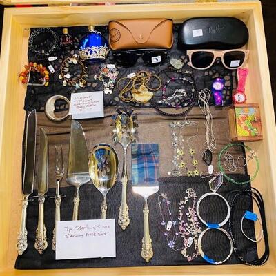Sterling Silver, Tiffany's, Ray-Ban's & other pretty costume jewelry....