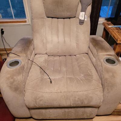 recliner that does it all, needs to be cleaned and there is another one that matches