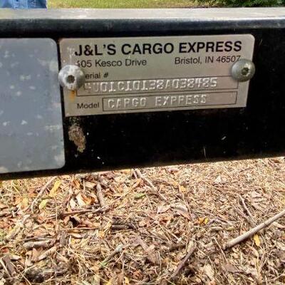 Cargo Express Trailer. XL Series. VIN 4U01C10138A038485.
Auction Estimate $1,200-$2,400