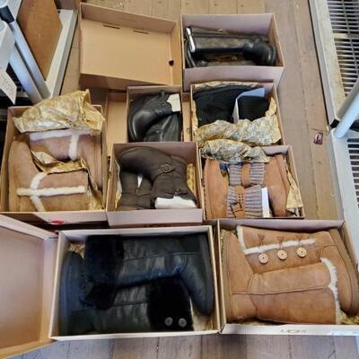 #7002 â€¢ 8 Pairs Of Ugg Boots