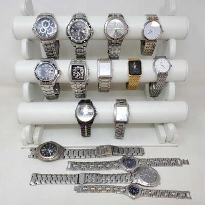 #1214 â€¢ (15) Wrist Watches