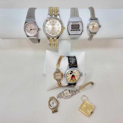 #1217 â€¢ Assortment of Watches, Watch Faces and Watch Pendant