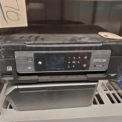 #7172 â€¢ Epson Xp-434 Printer And HP Envy 5530 Printer
