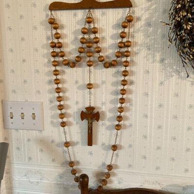 Hand carved rosary