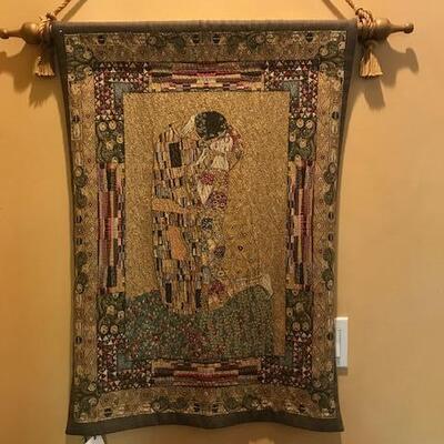 Klimt wall hanging 