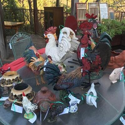 Roosters and chickens...eggs anyone?