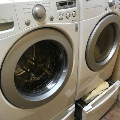 LG washer and dryer