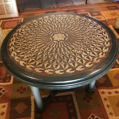 Unique inlay coffee table