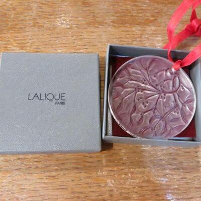 Lalique Christmas Ornament