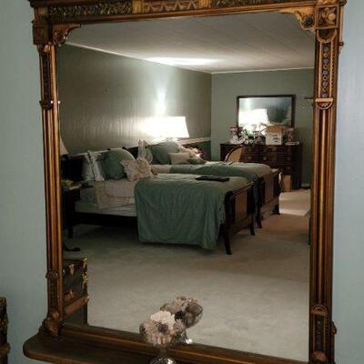 Beautiful vintage wall size mirror 