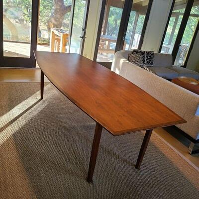 MCM surfboard dining table