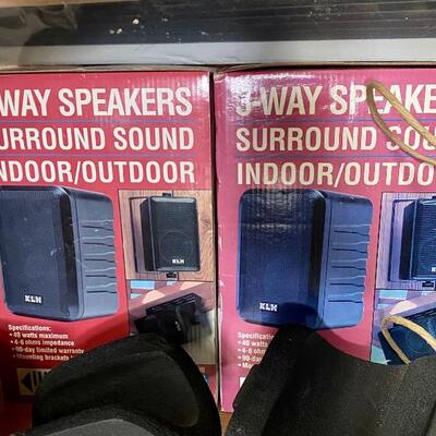 Klm speakers still in box.