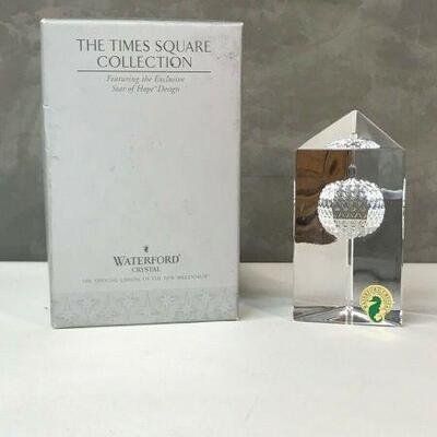 https://www.ebay.com/itm/115068650072	NC190 Waterford Crystal Star Time Square Collection		 BIN 	 $19.99 
