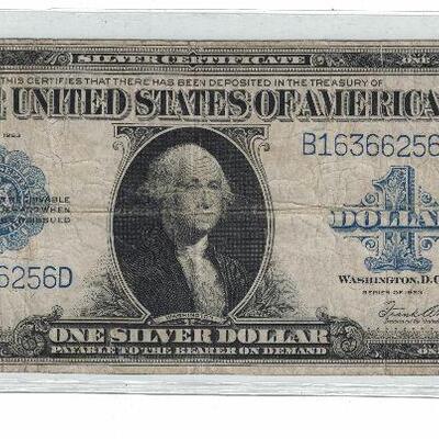 https://www.ebay.com/itm/115124910199	LRM8396 US One 1923 Horse Blank Large Note FR237 Speelman / White		Offer	 $44.00 
