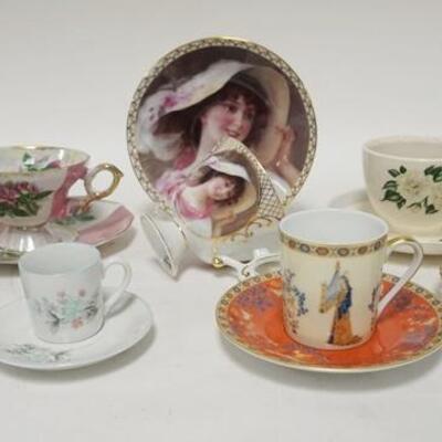 1306	7 CUP & SAUCER SETS, INCLUDES BETTY PLATNER PORTRAIT SET
