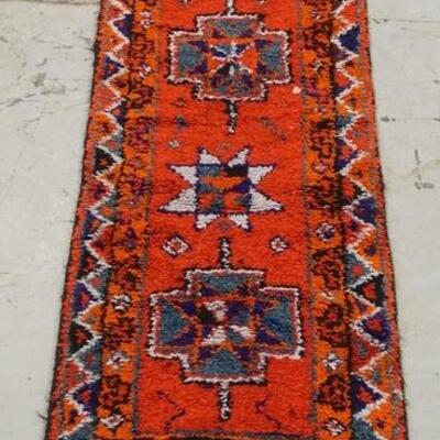 1053	COLORFUL WOVEN RUNNER, 8 FT 3 IN X 2 FT 8 IN
